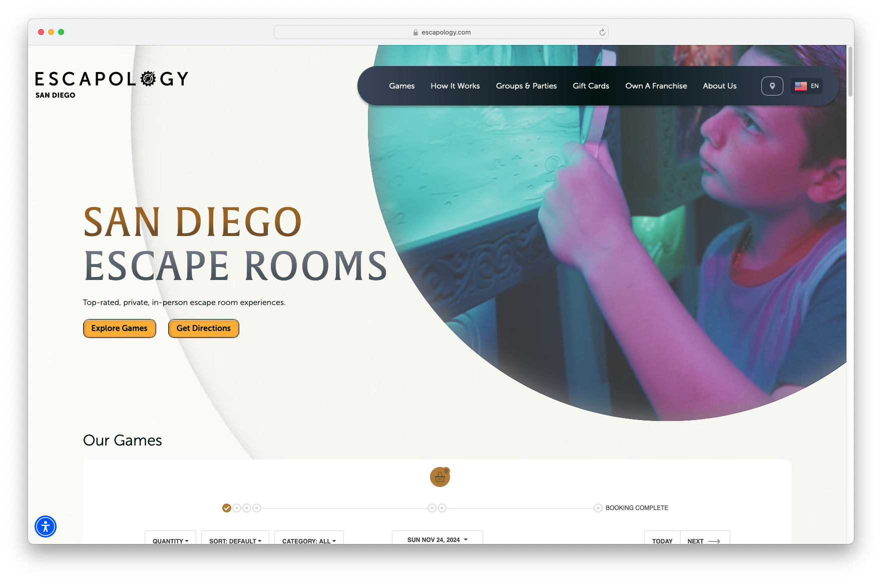 Escapology – San Diego