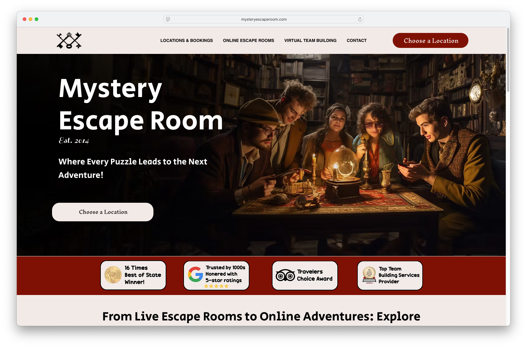 Mystery Escape Room