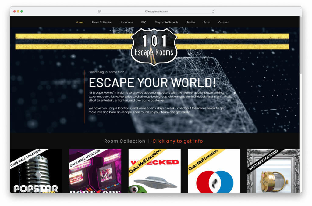 101 Escape Rooms