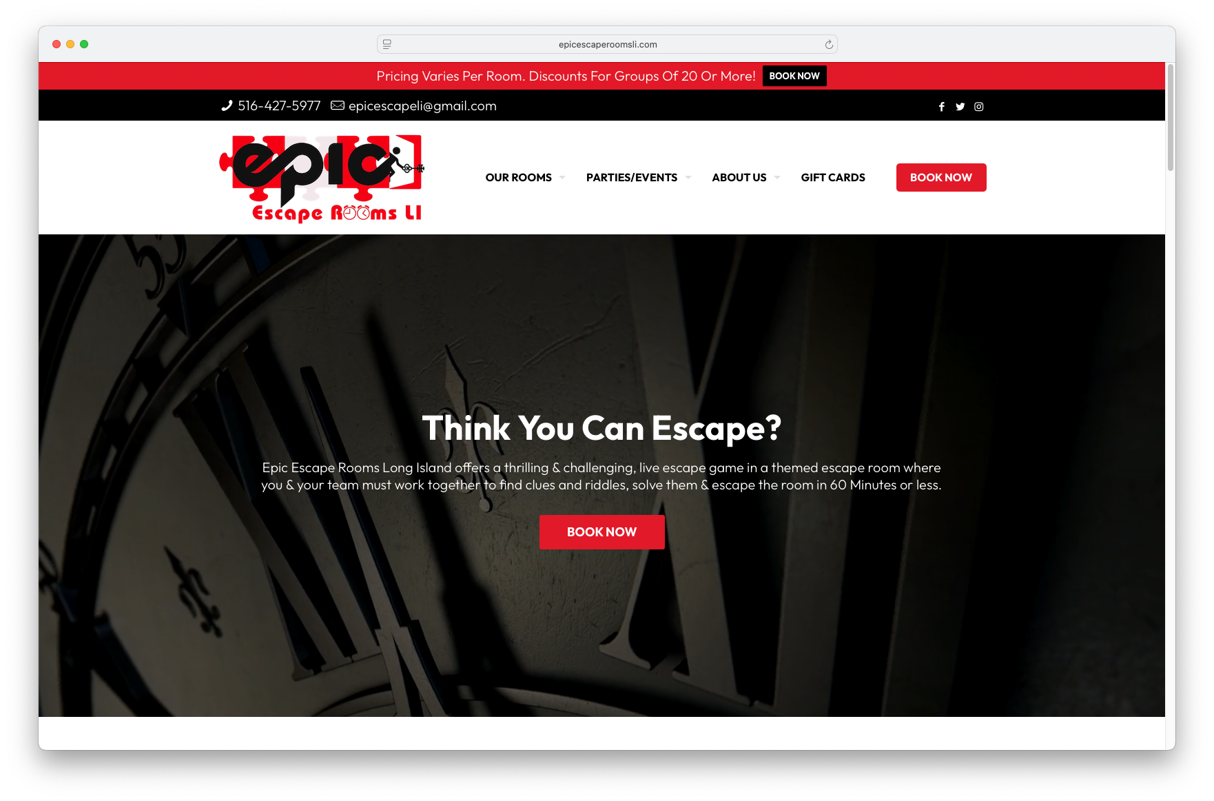 Epic Escape Rooms LI