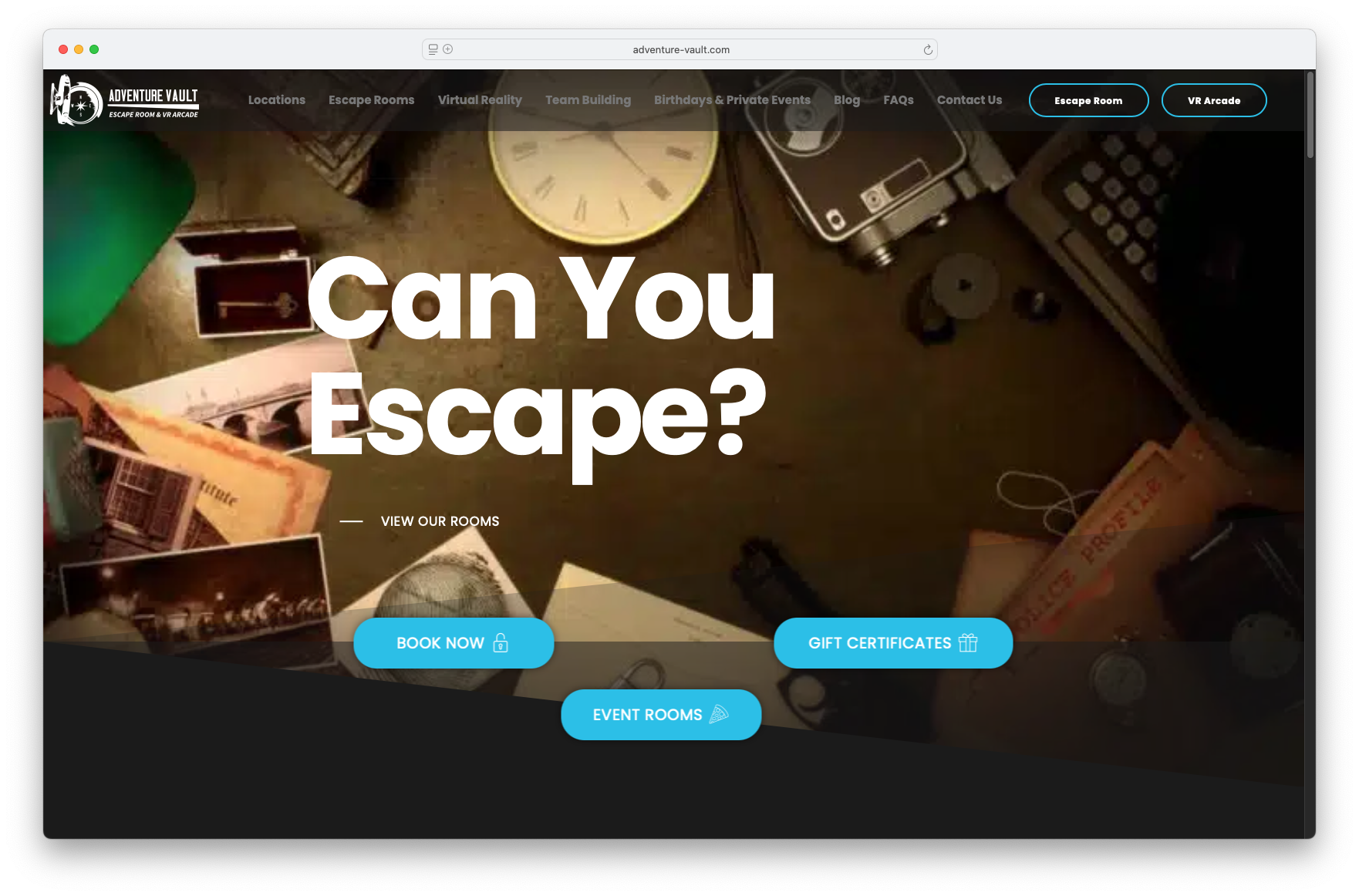 Adventure Vault Escape Room & VR Arcade adventure vault.com deerfield beach