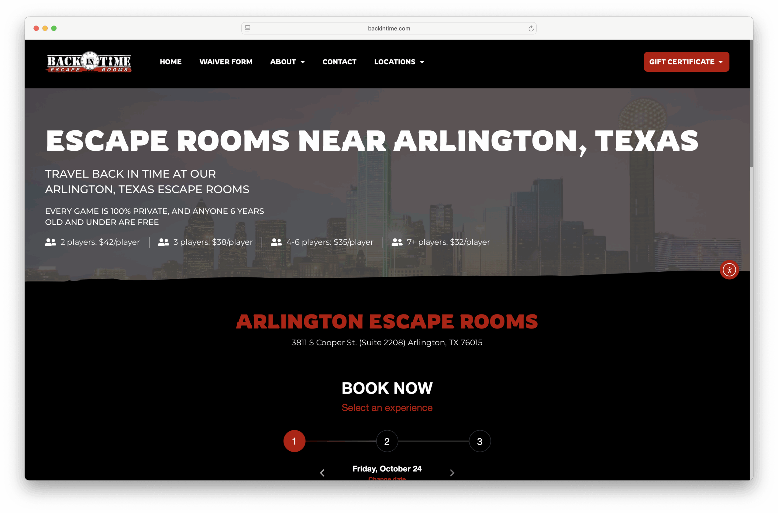 Back in Time Escape Rooms backintime.com arlington scaled