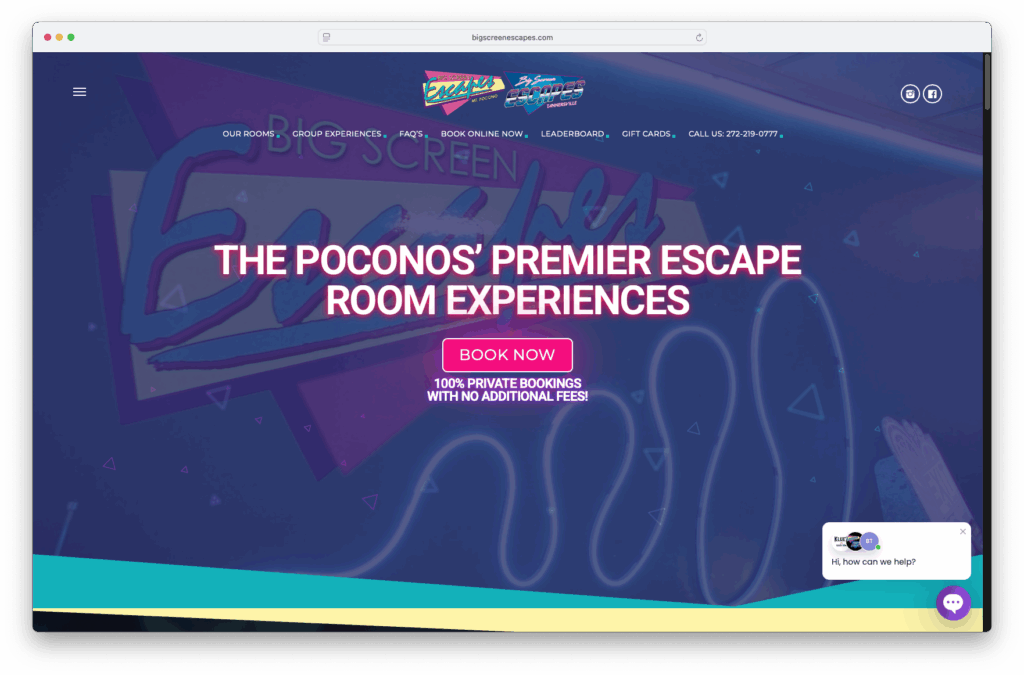 Big Screen Escapes Big Screen Escapes