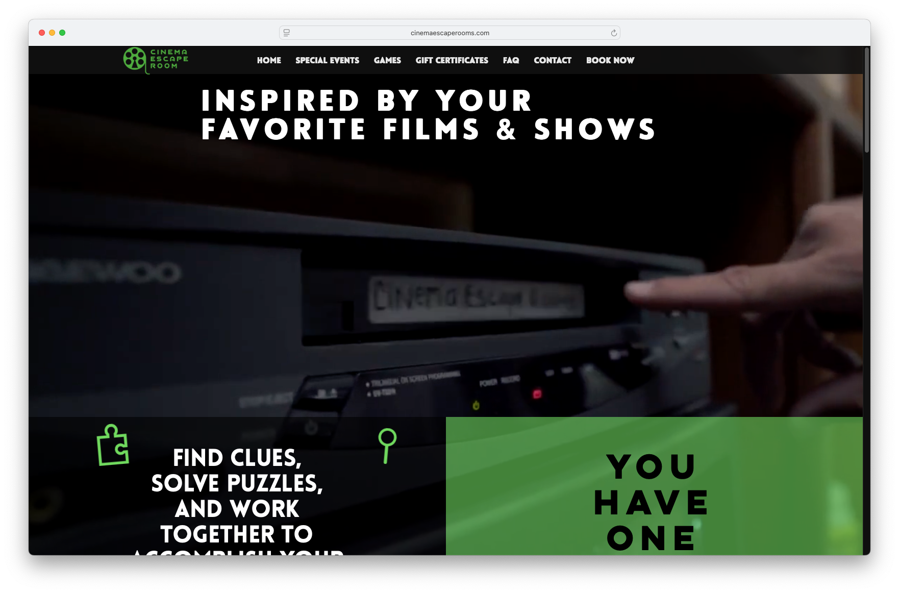 Cinema Escape Rooms cinemaescaperooms.com