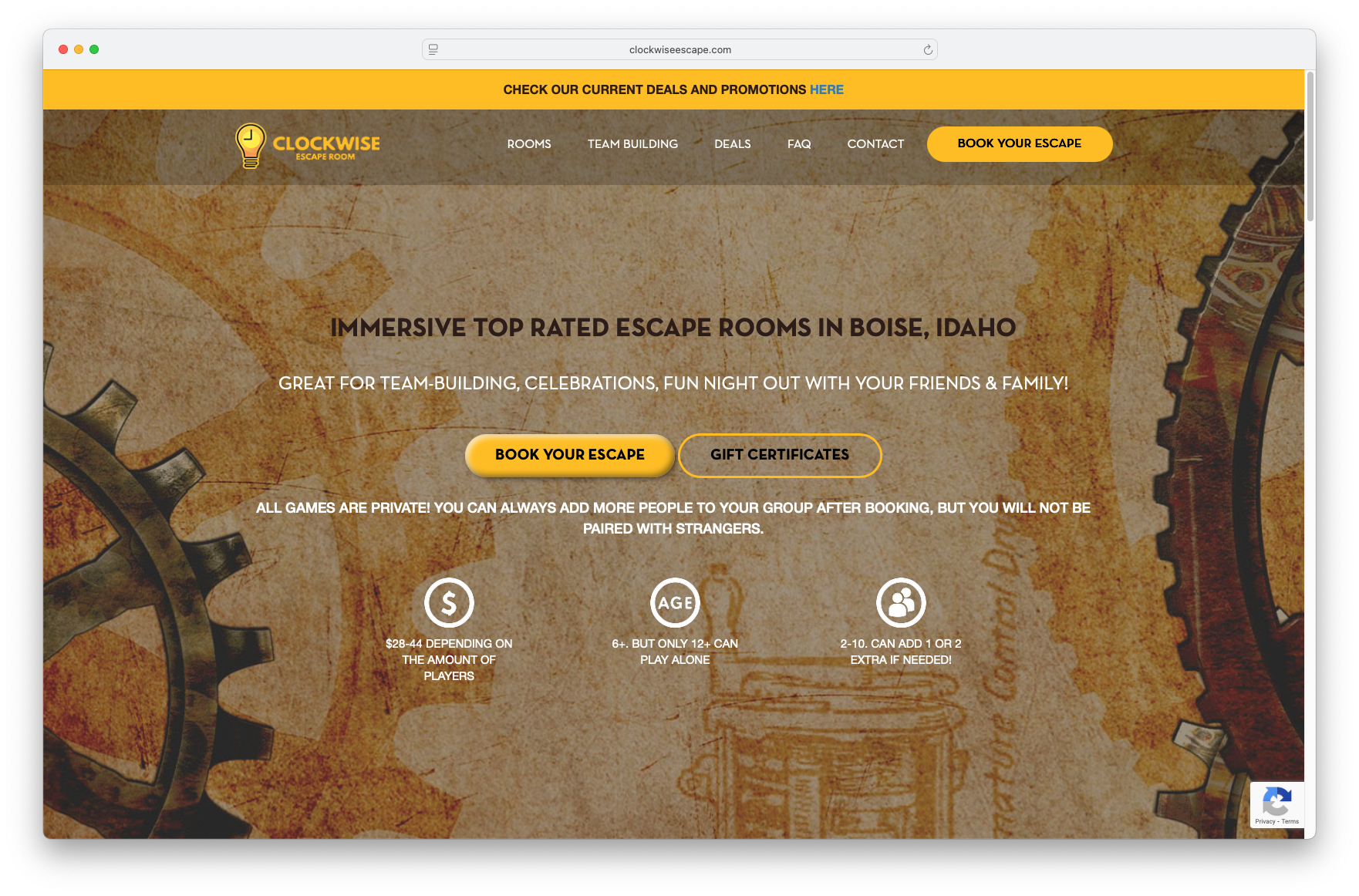 Clockwise Escape Room clockwiseescape.com
