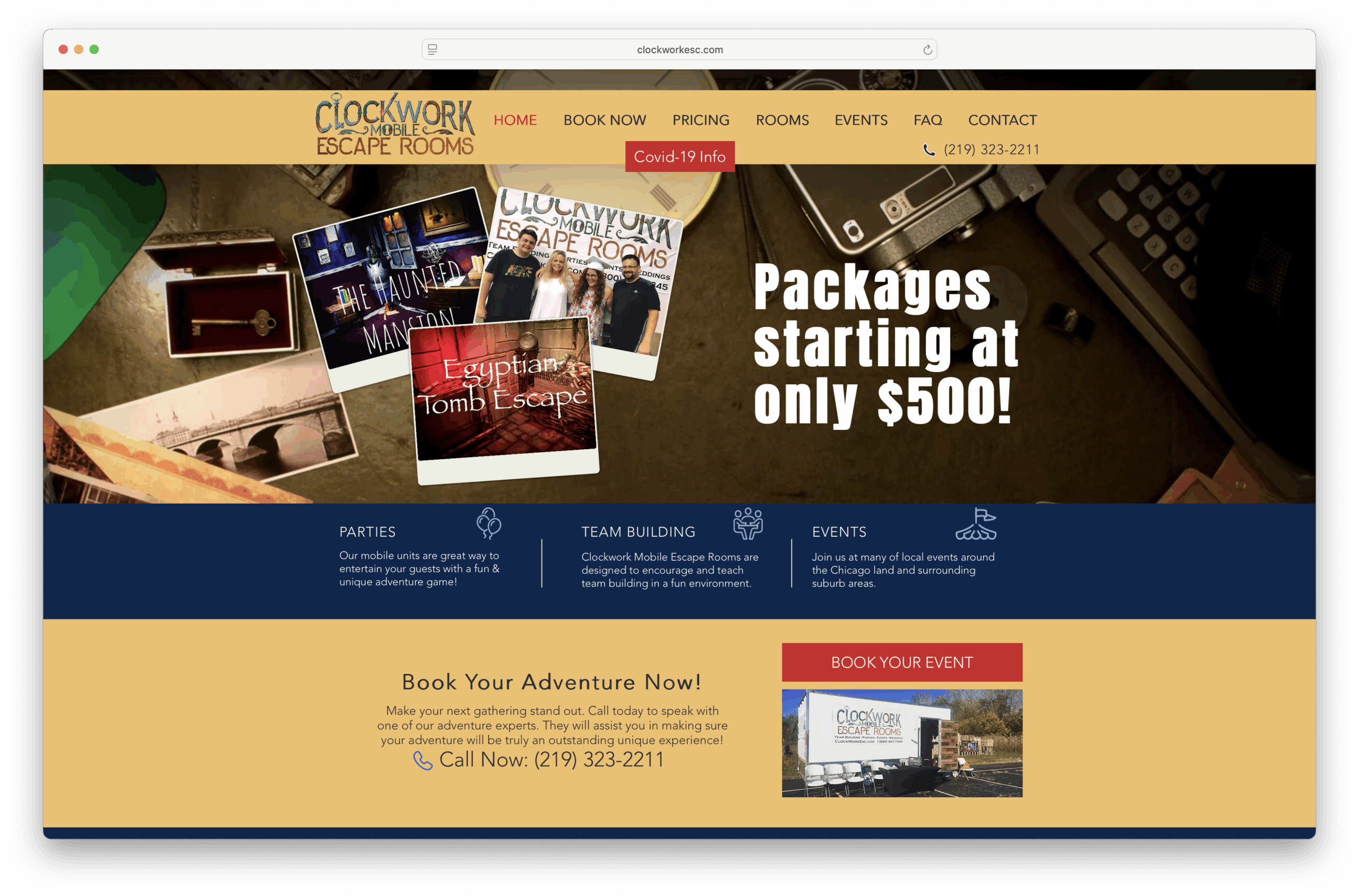 Clockwork Mobile Escape Rooms