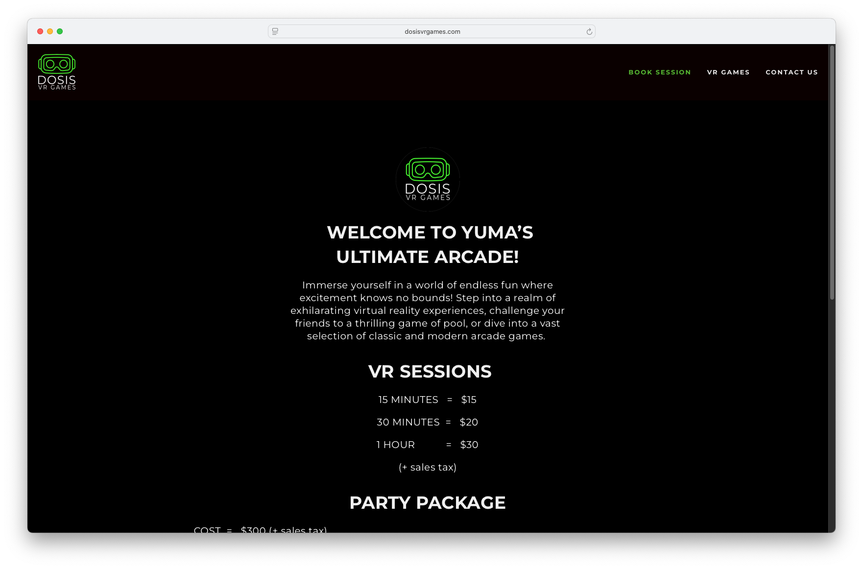 DOSIS VR Games dosisvrgames.com