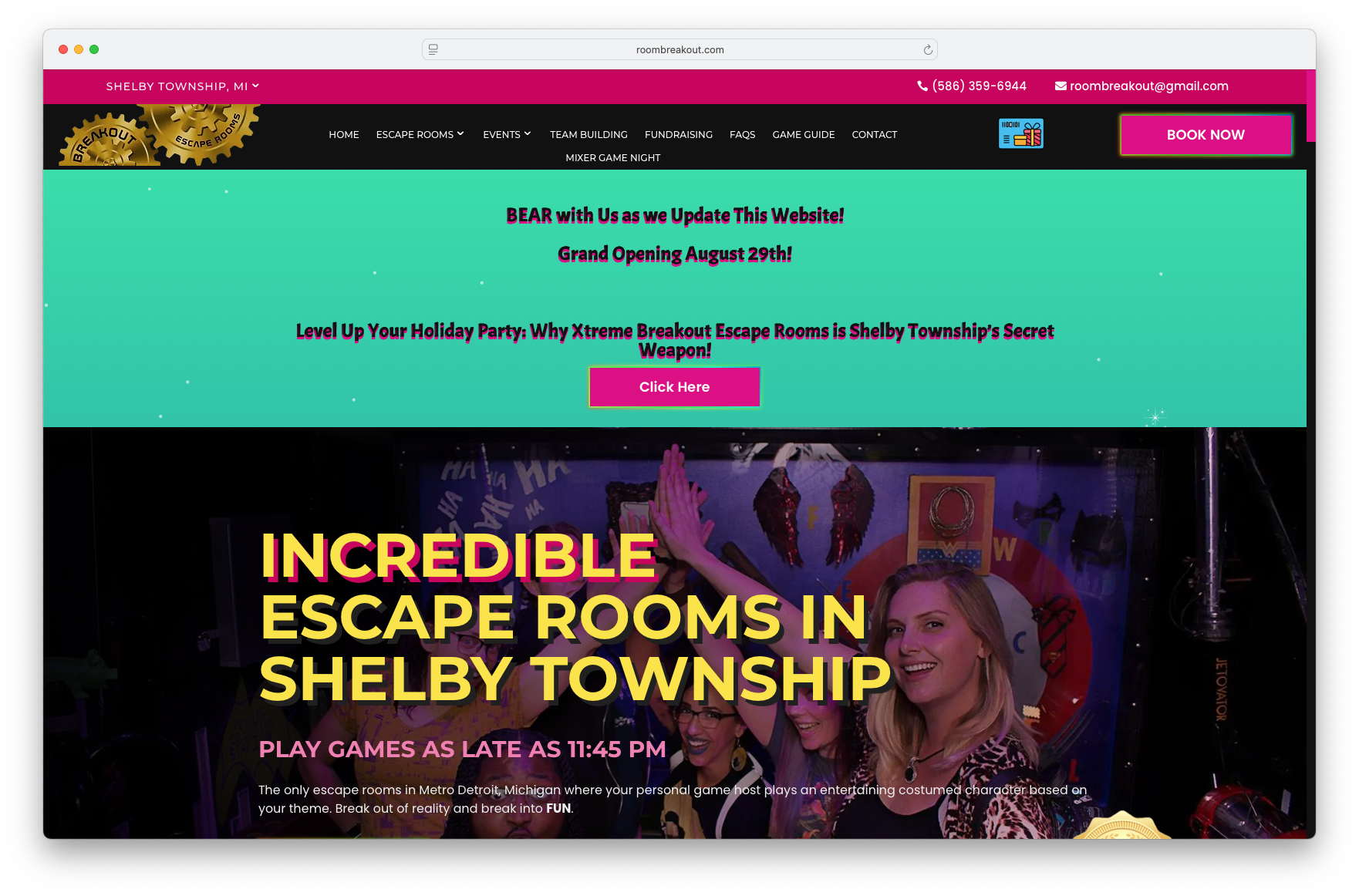Breakout Escape Rooms roombreakout.com shelby township
