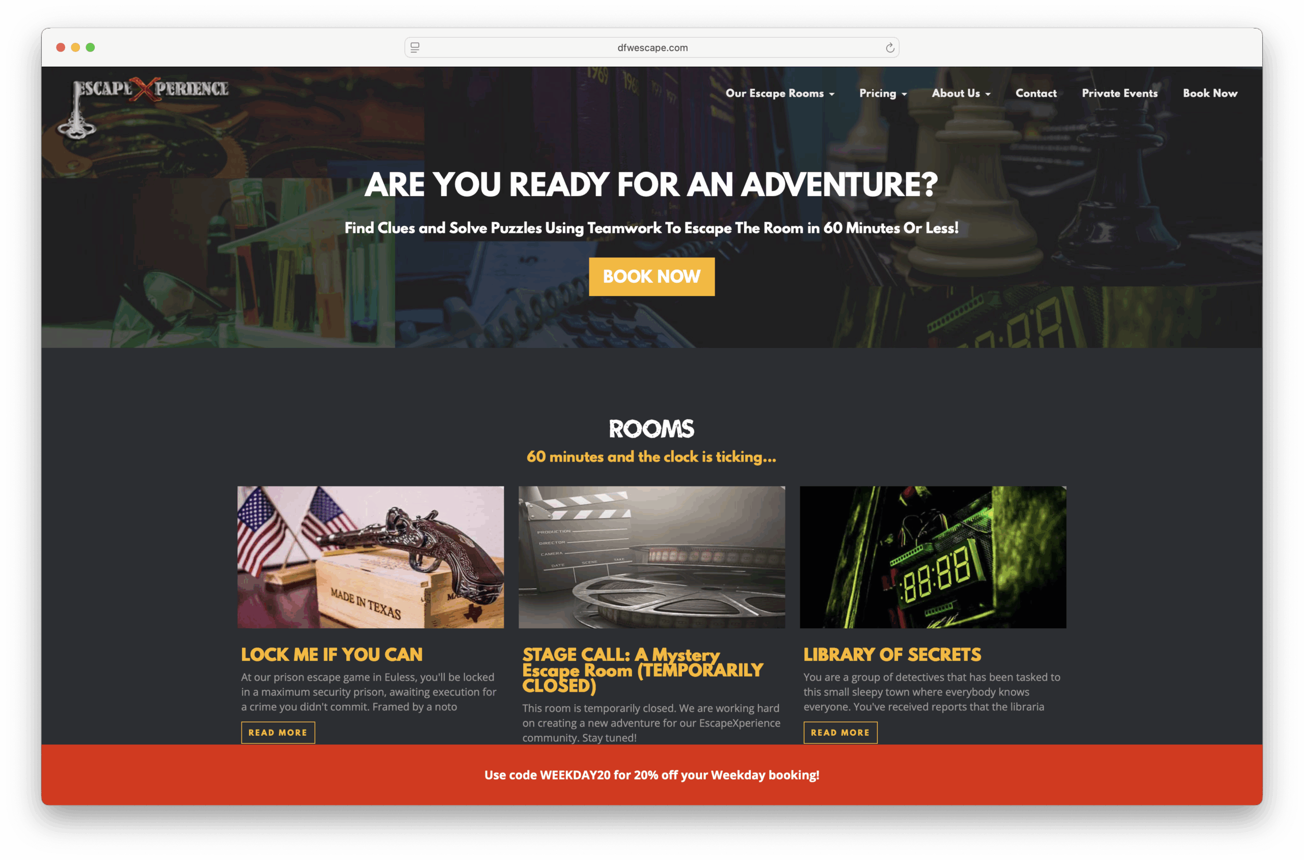 DFW EscapeXperience Escape Room www.dfwescape.com euless scaled