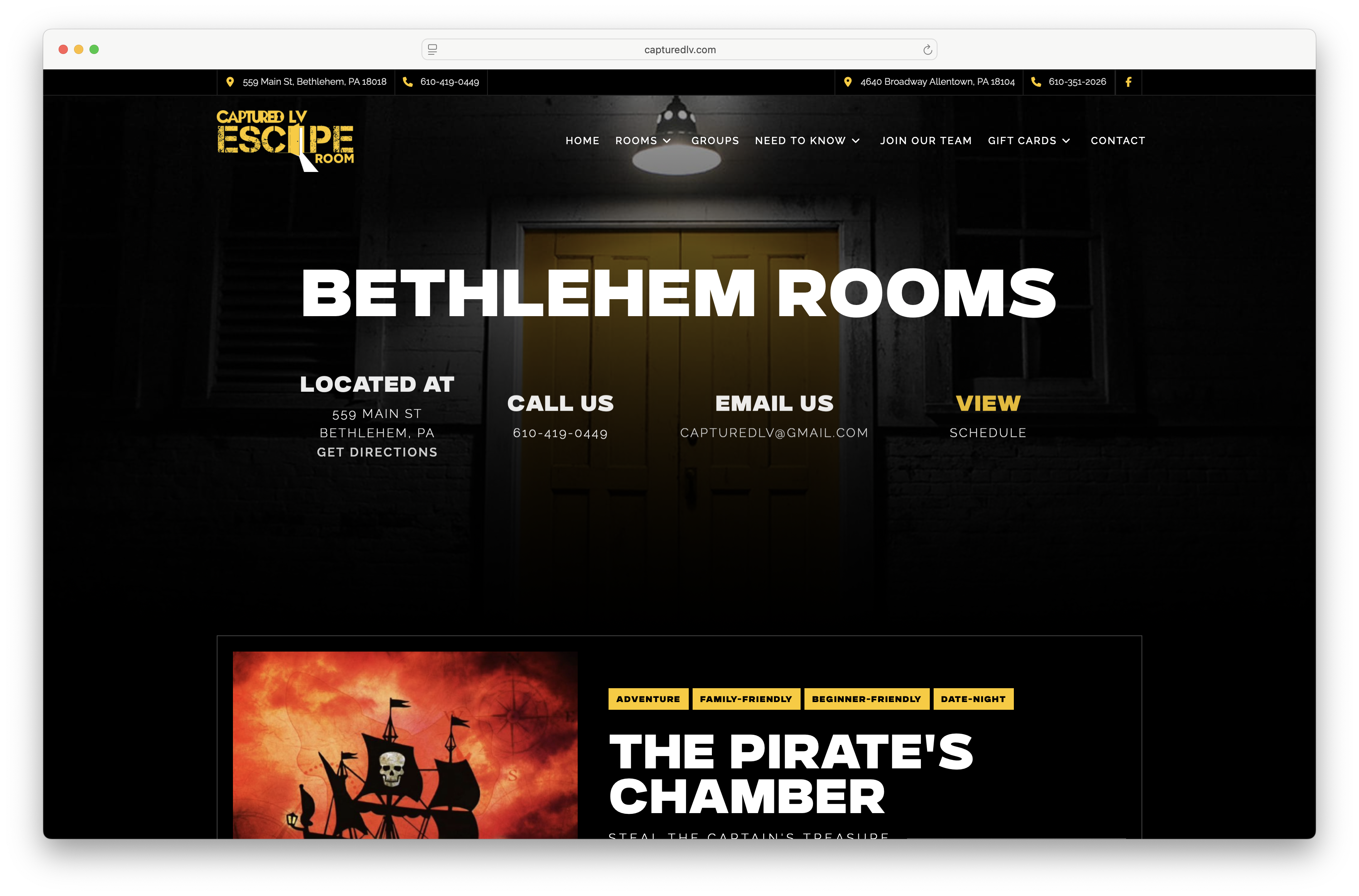 Captured LV Escape Room