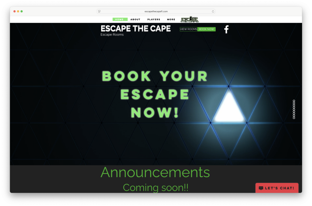 Escape the Cape Escape the Cape