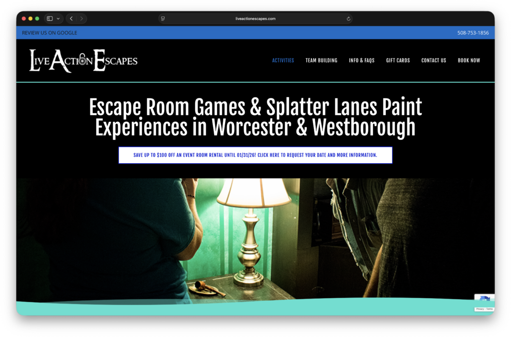 Live Action Escapes Live Action Escapes