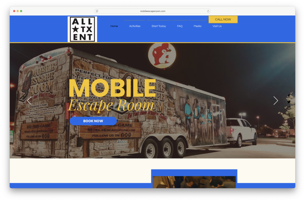 Mobile Escape Room Texas