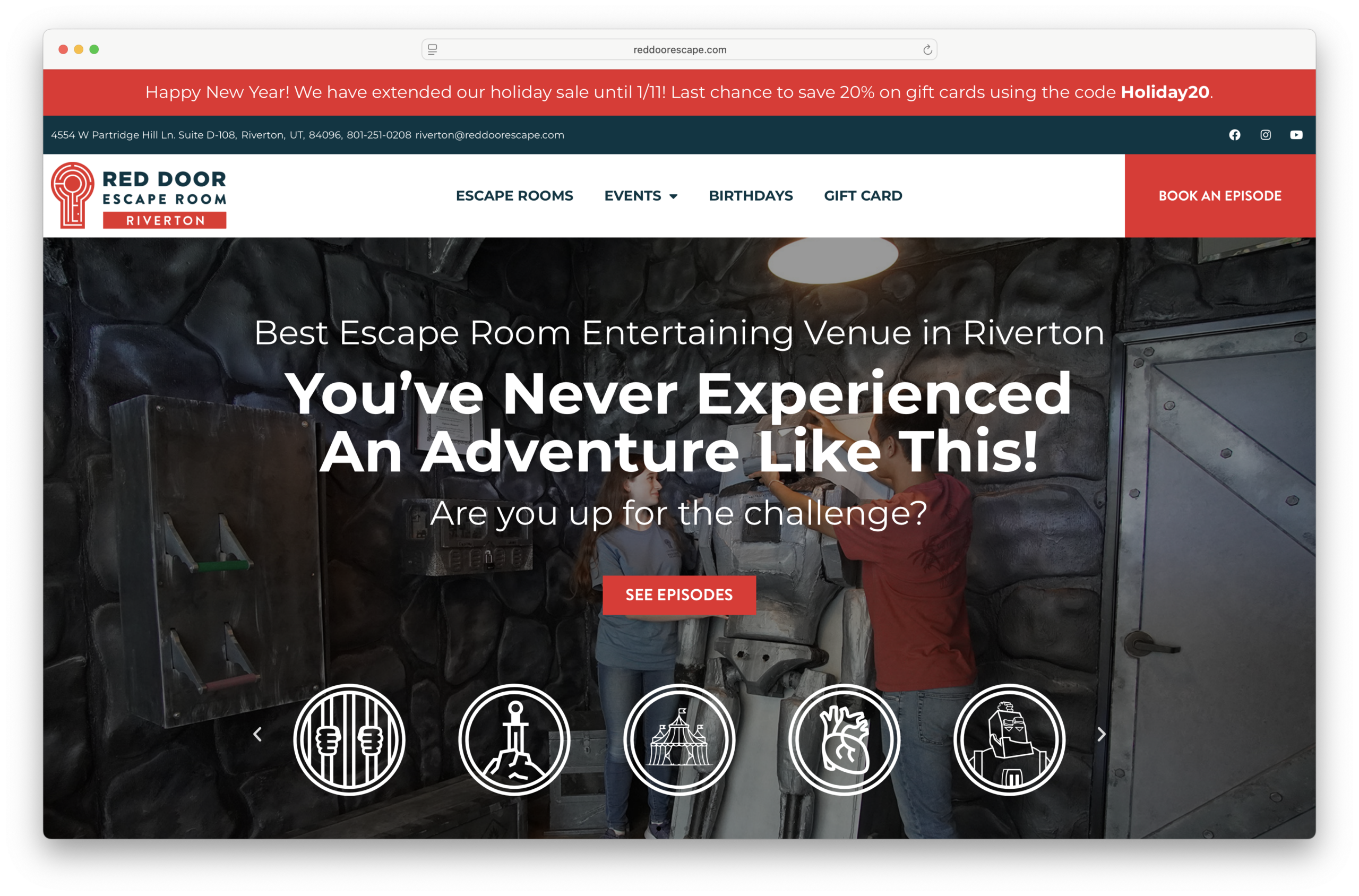 Red Door Escape Room reddoorescape.com riverton scaled