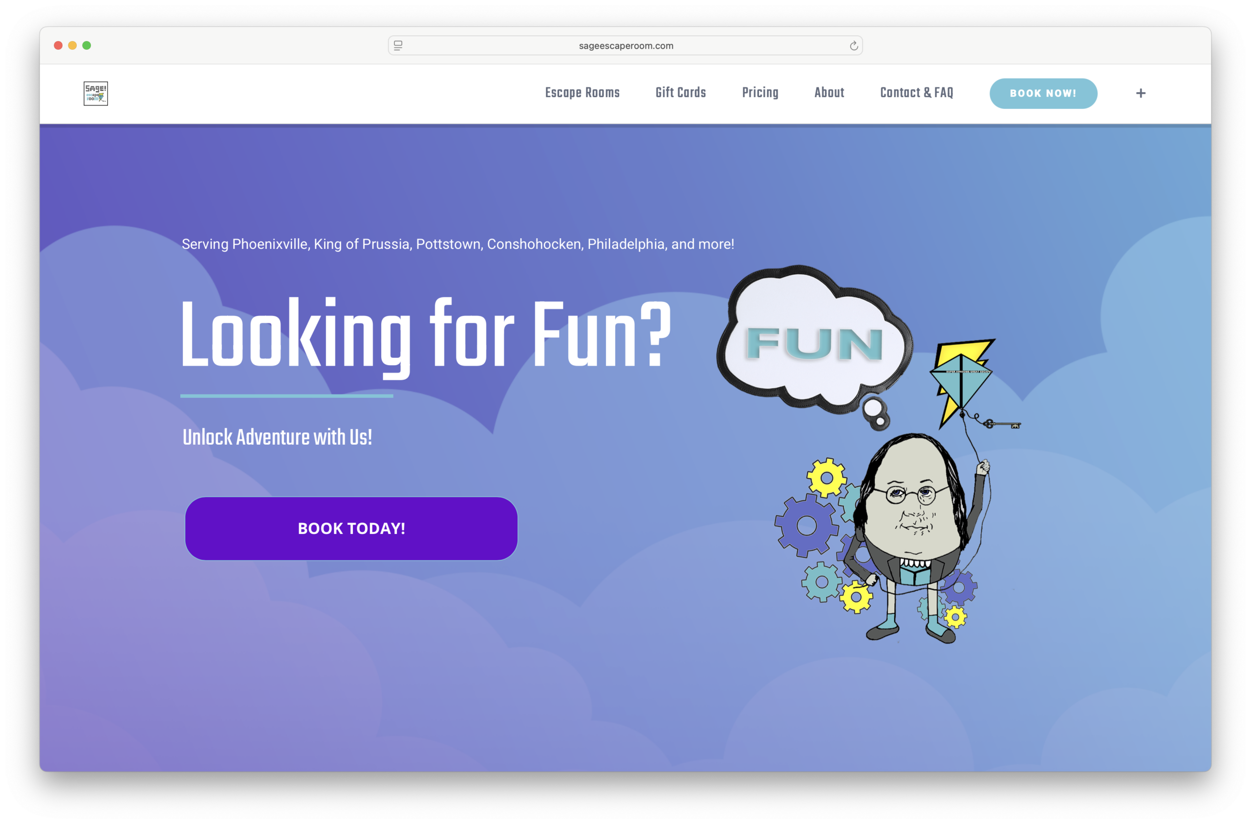 SAGE! Escape Room sageescaperoom.com phoenixville scaled