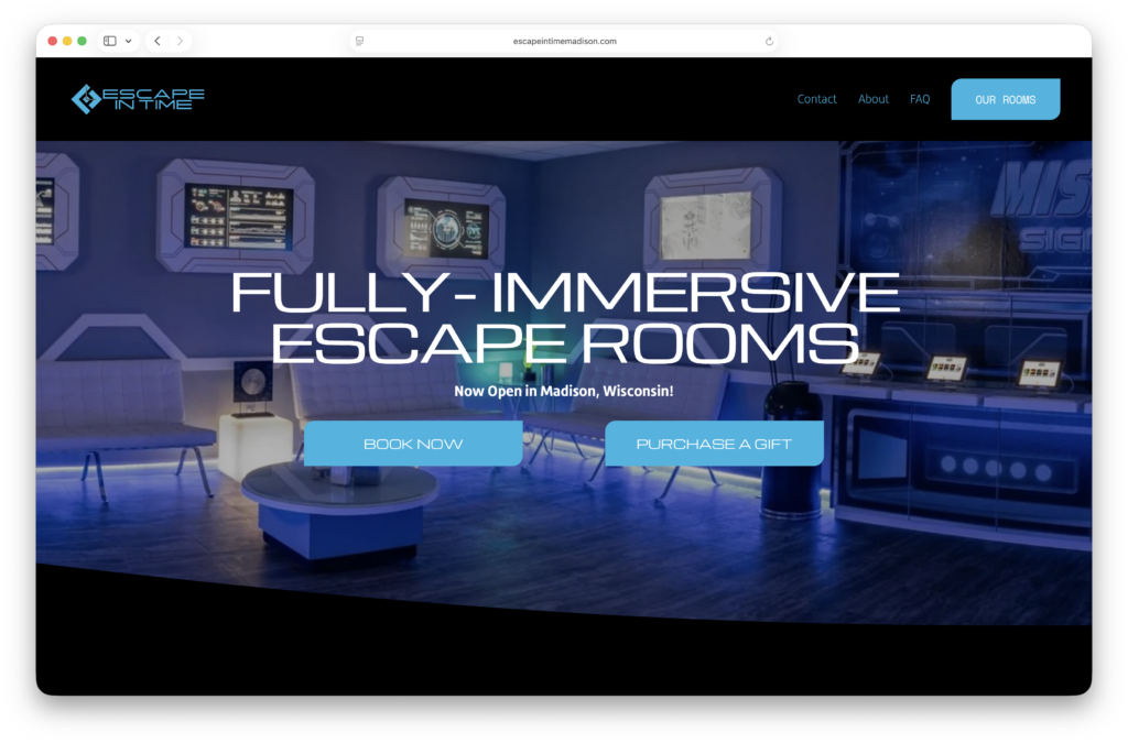 Escape in Time Escape in Time