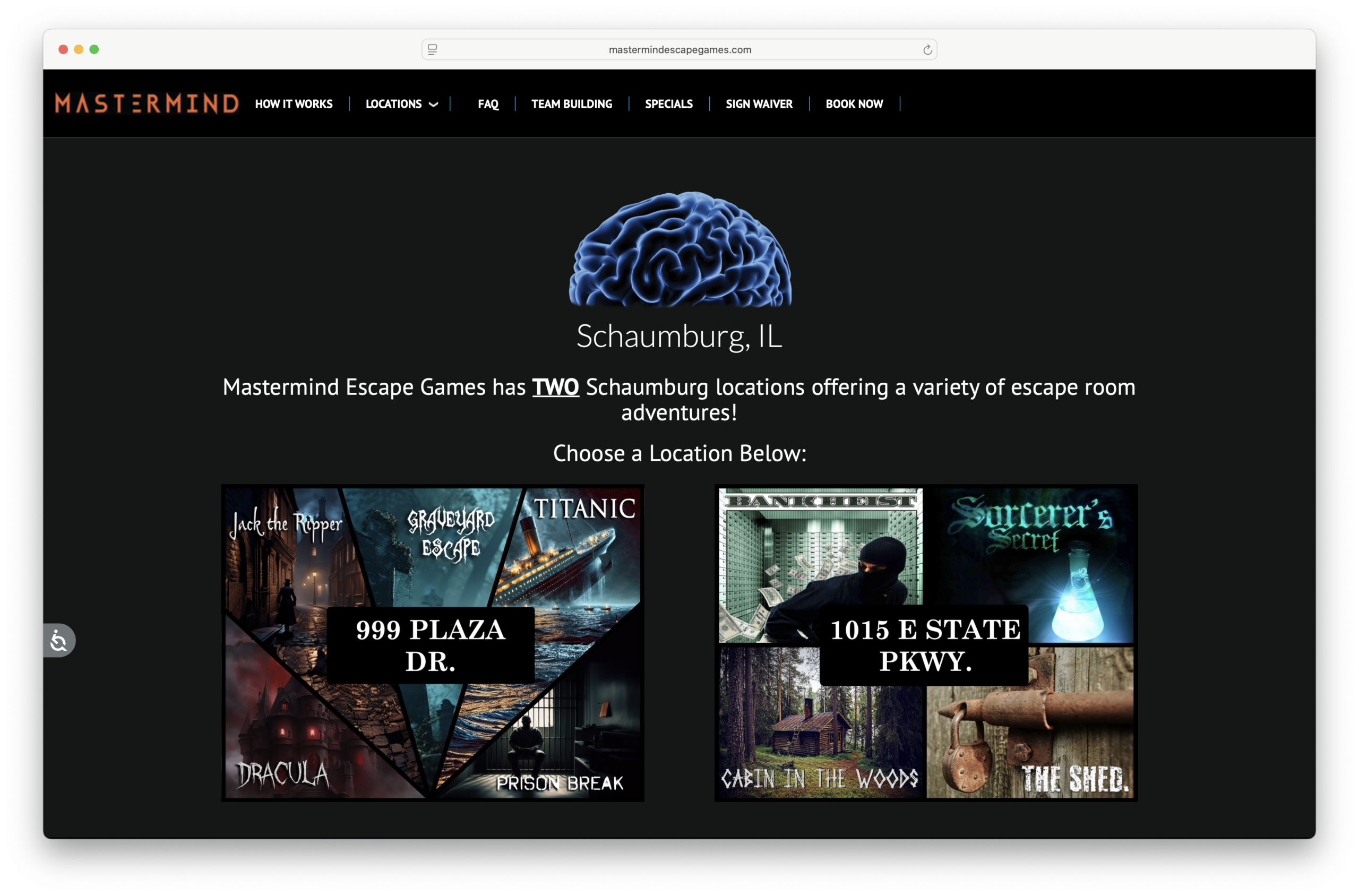 Mastermind Escape Games