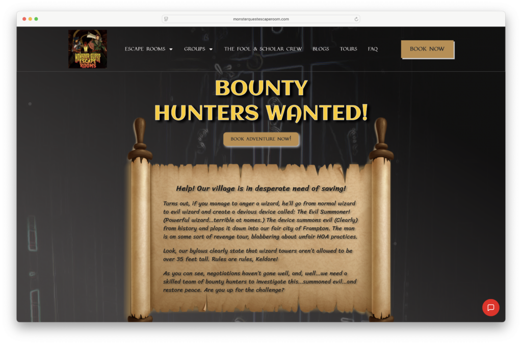 Monster Quest Escape Rooms