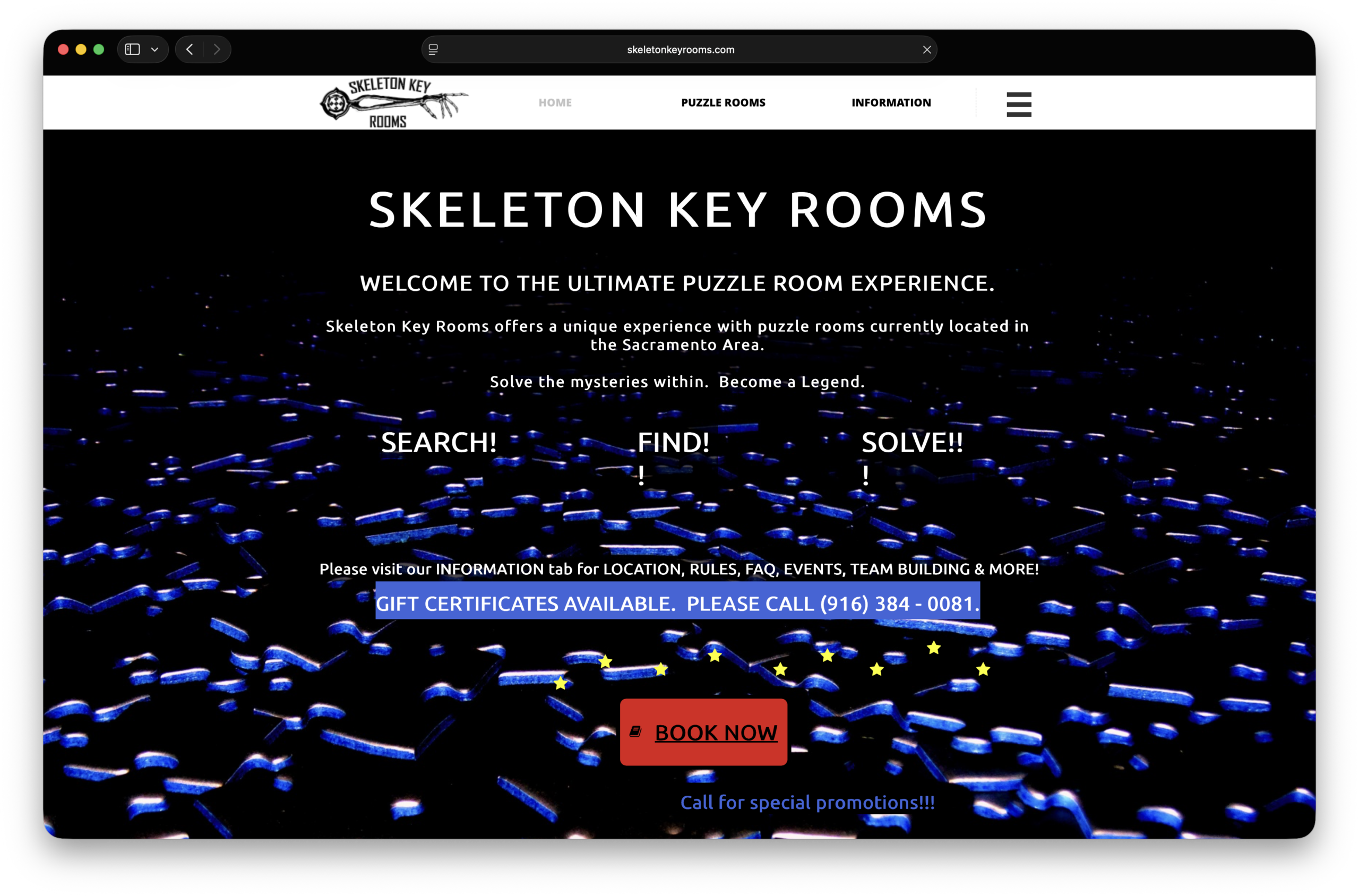 Skeleton Key Rooms
