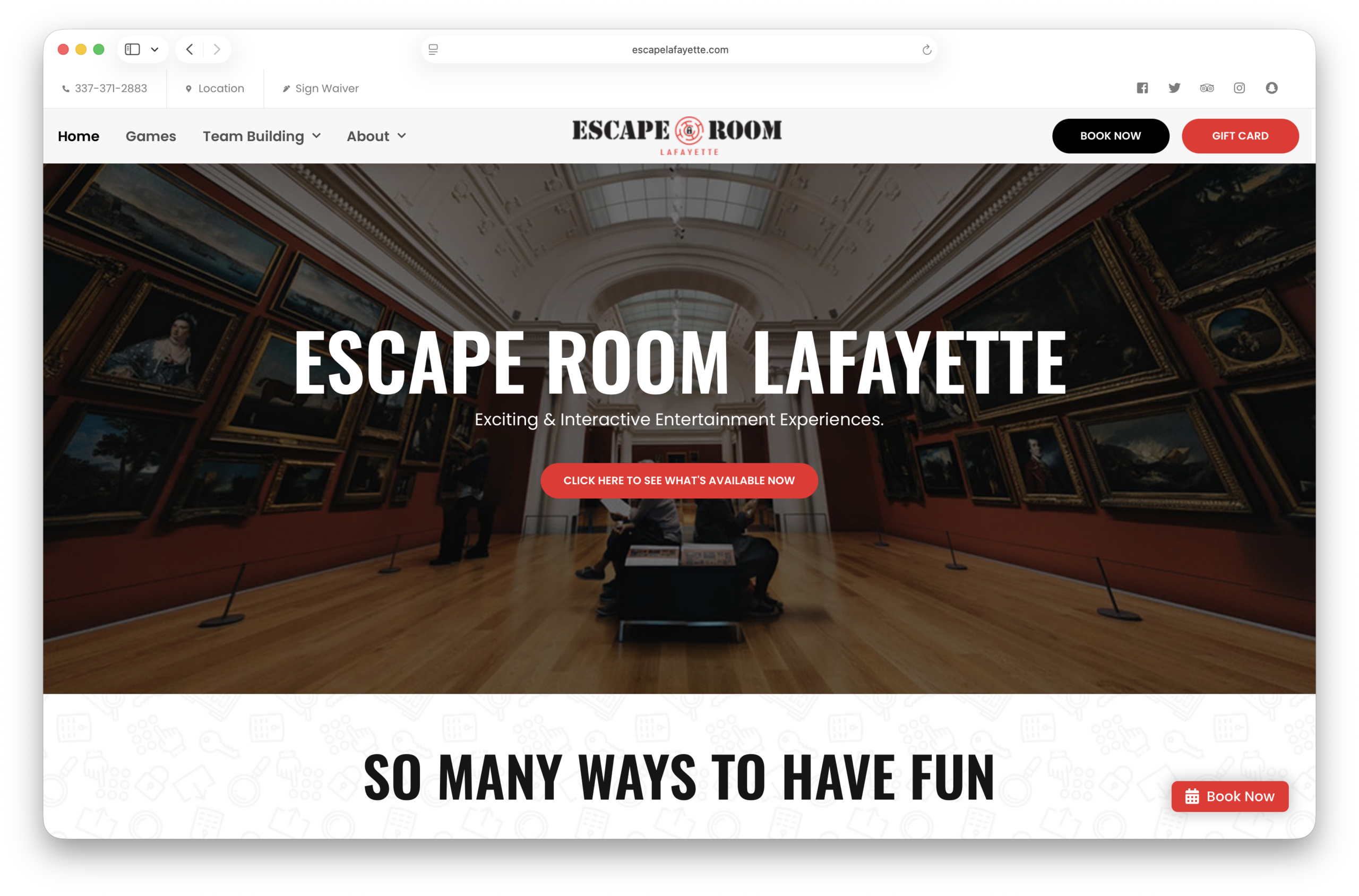 Escape Room Lafayette