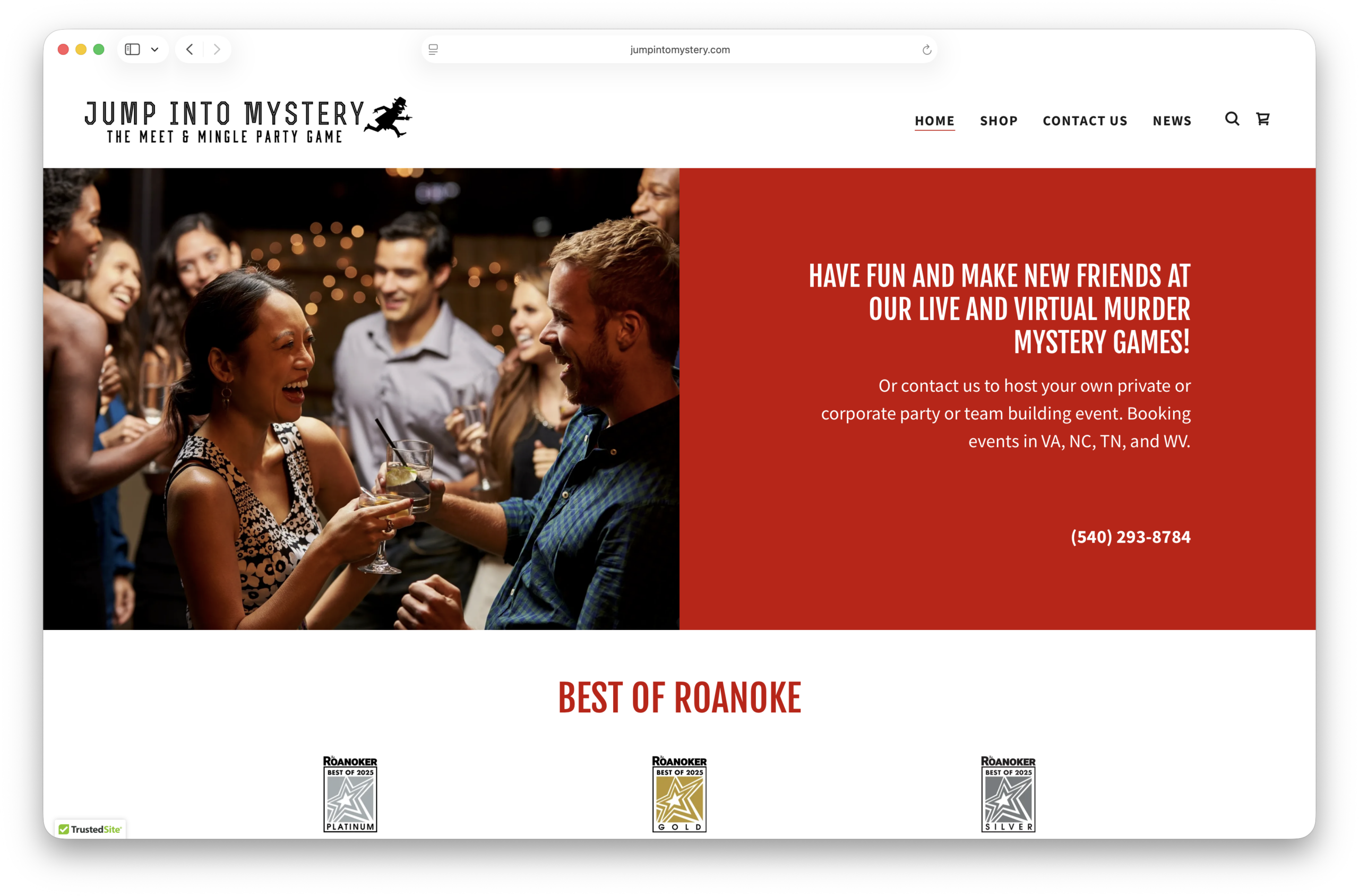 Jump into Mystery, LLC jumpintomystery.com roanoke scaled