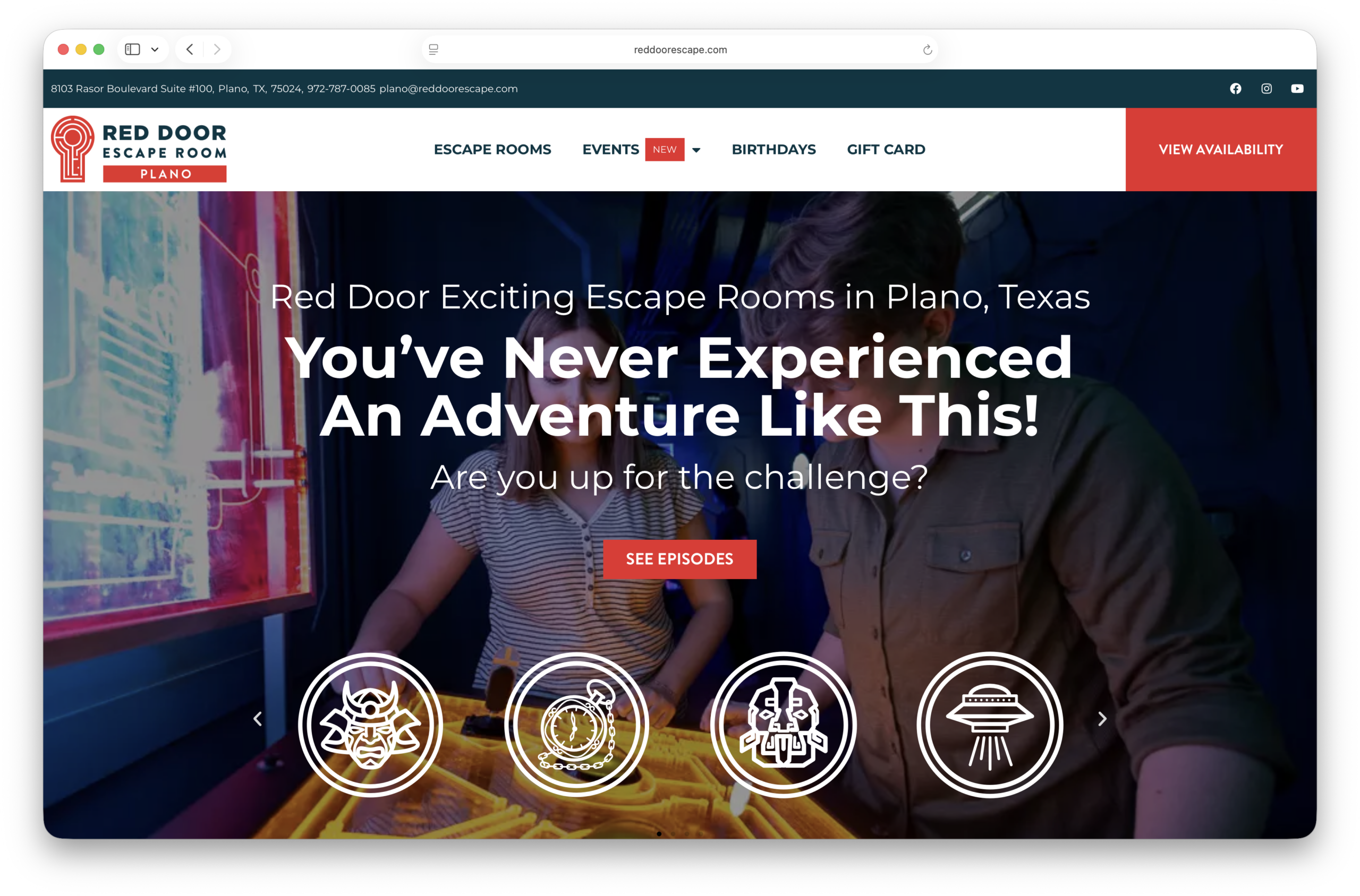 Red Door Escape Room reddoorescape.com plano scaled