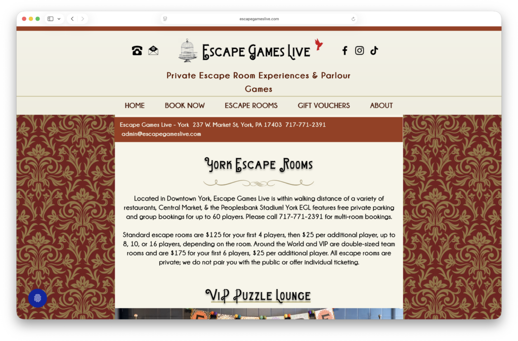 Escape Games Live