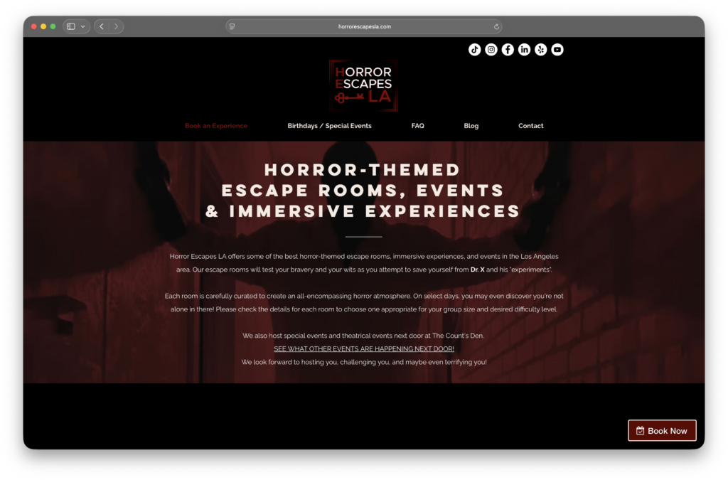 Horror Escapes LA
