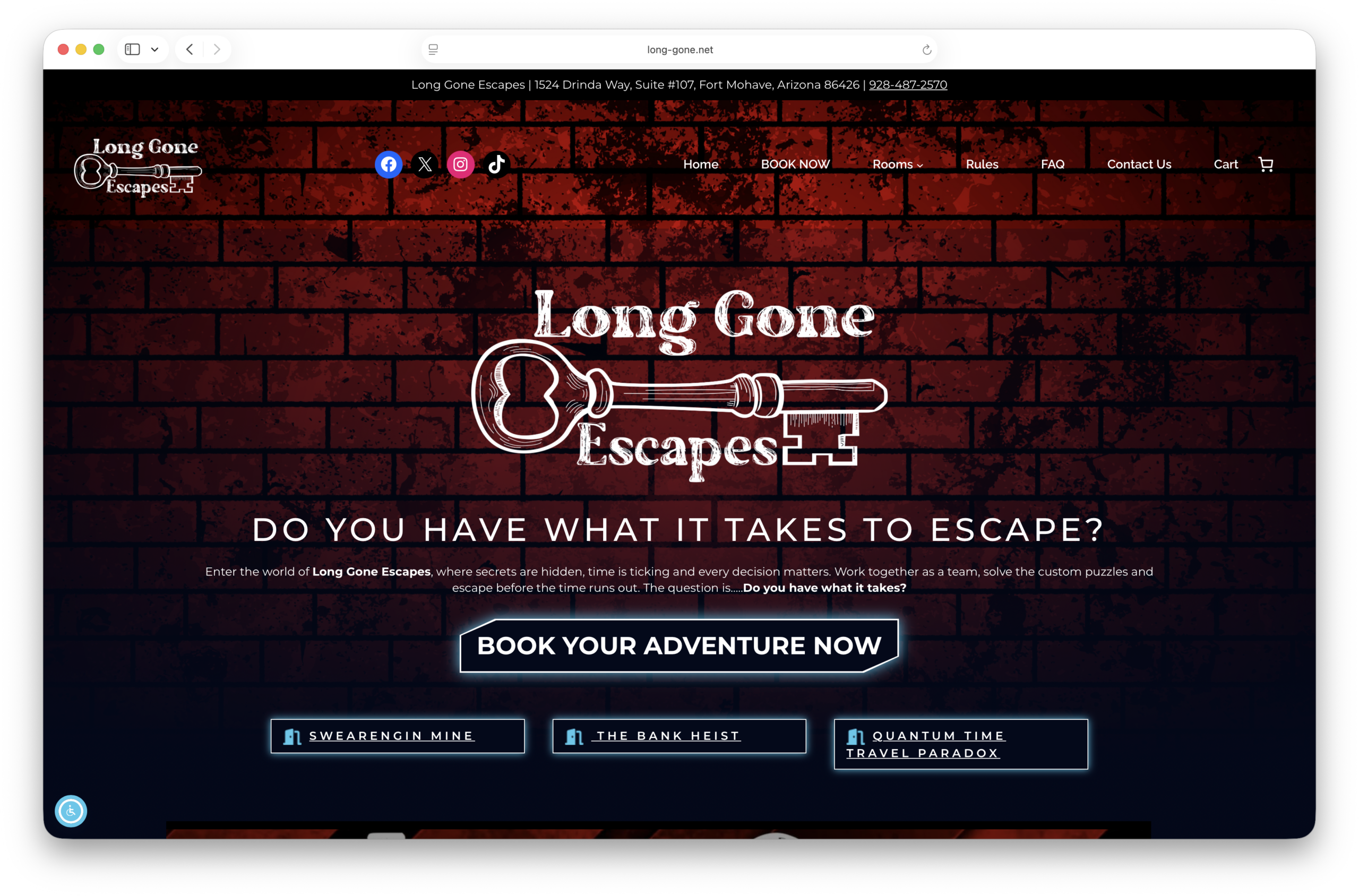 Long Gone Escapes Escape Room www.long gone.net fortmohave scaled