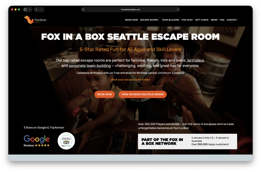 Escape Room Seattle by Fox in a Box