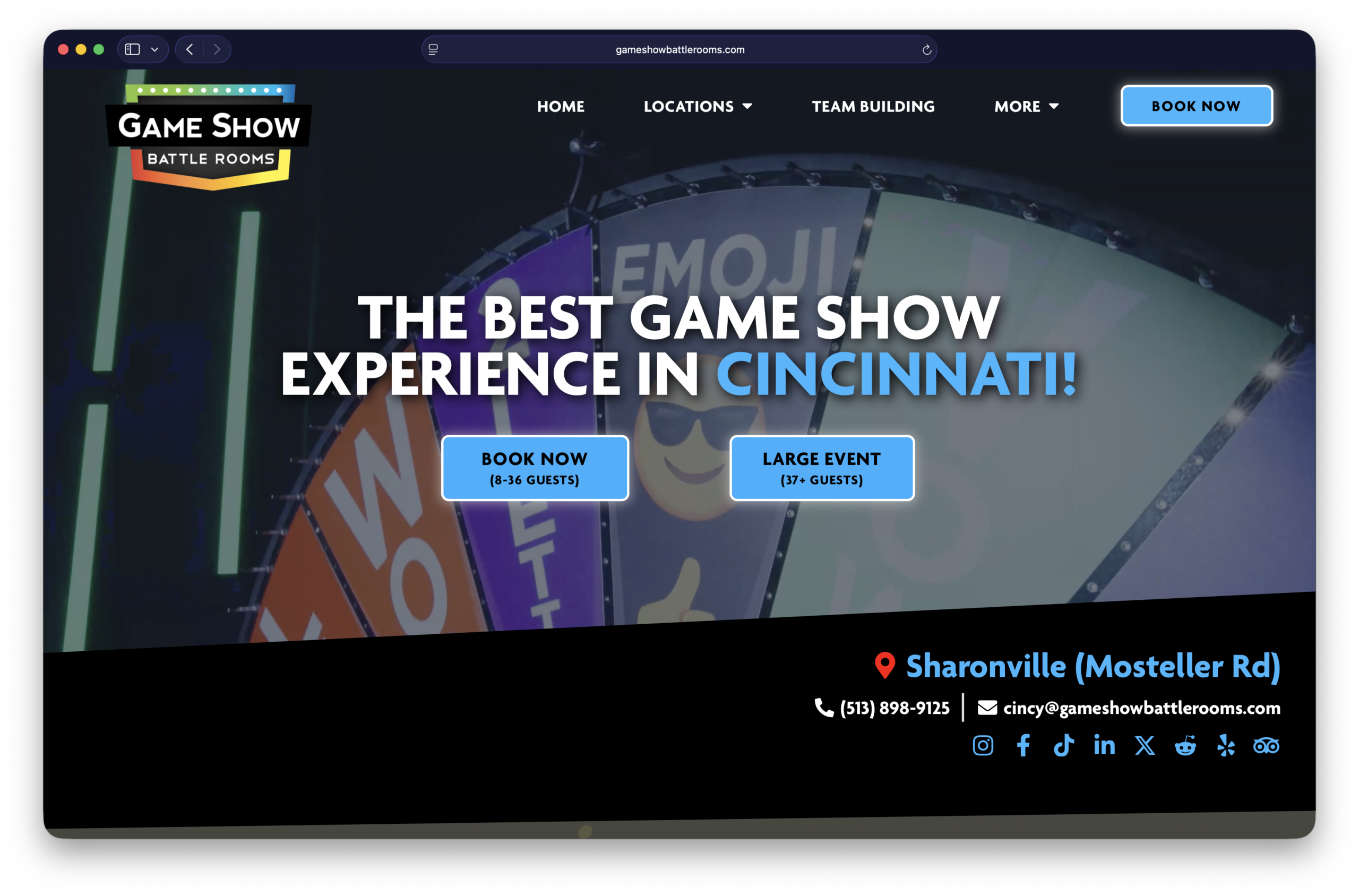 Game Show Battle Rooms gameshowbattlerooms.com sharonville scaled