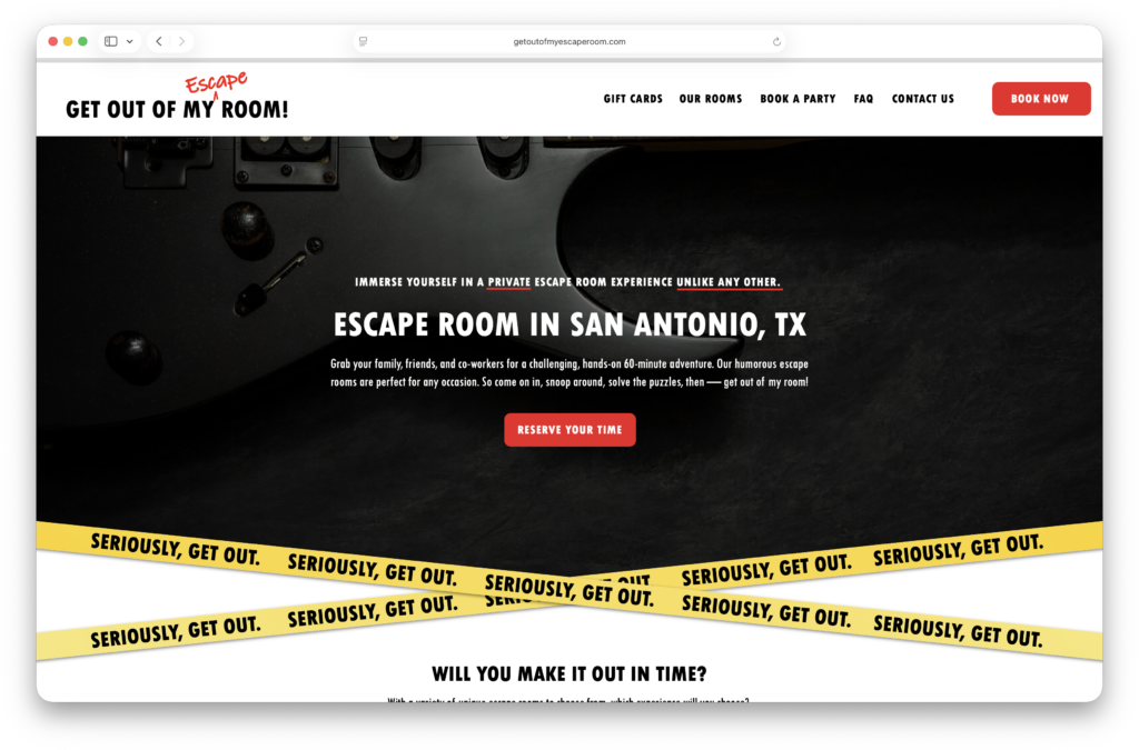 Get out of My Escape Room
