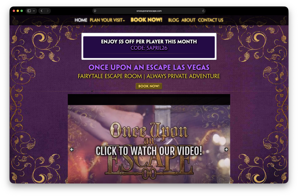 Once Upon an Escape Once Upon an Escape