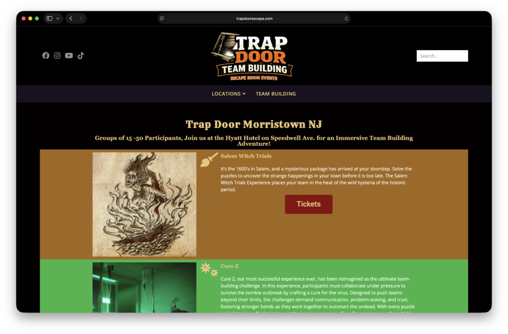 Trap Door Escape Room