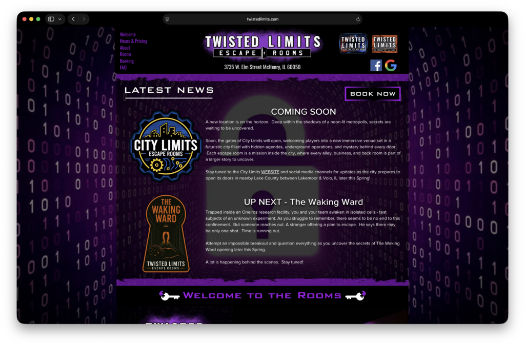 Twisted Limits Escape Rooms