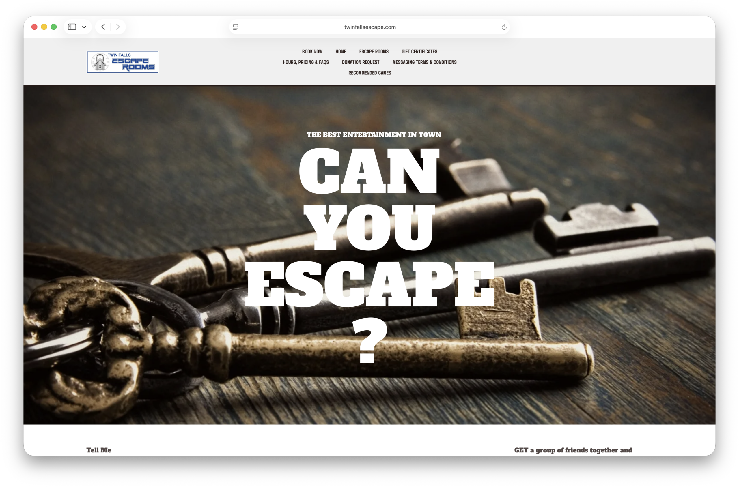 Twin Falls Escape Rooms