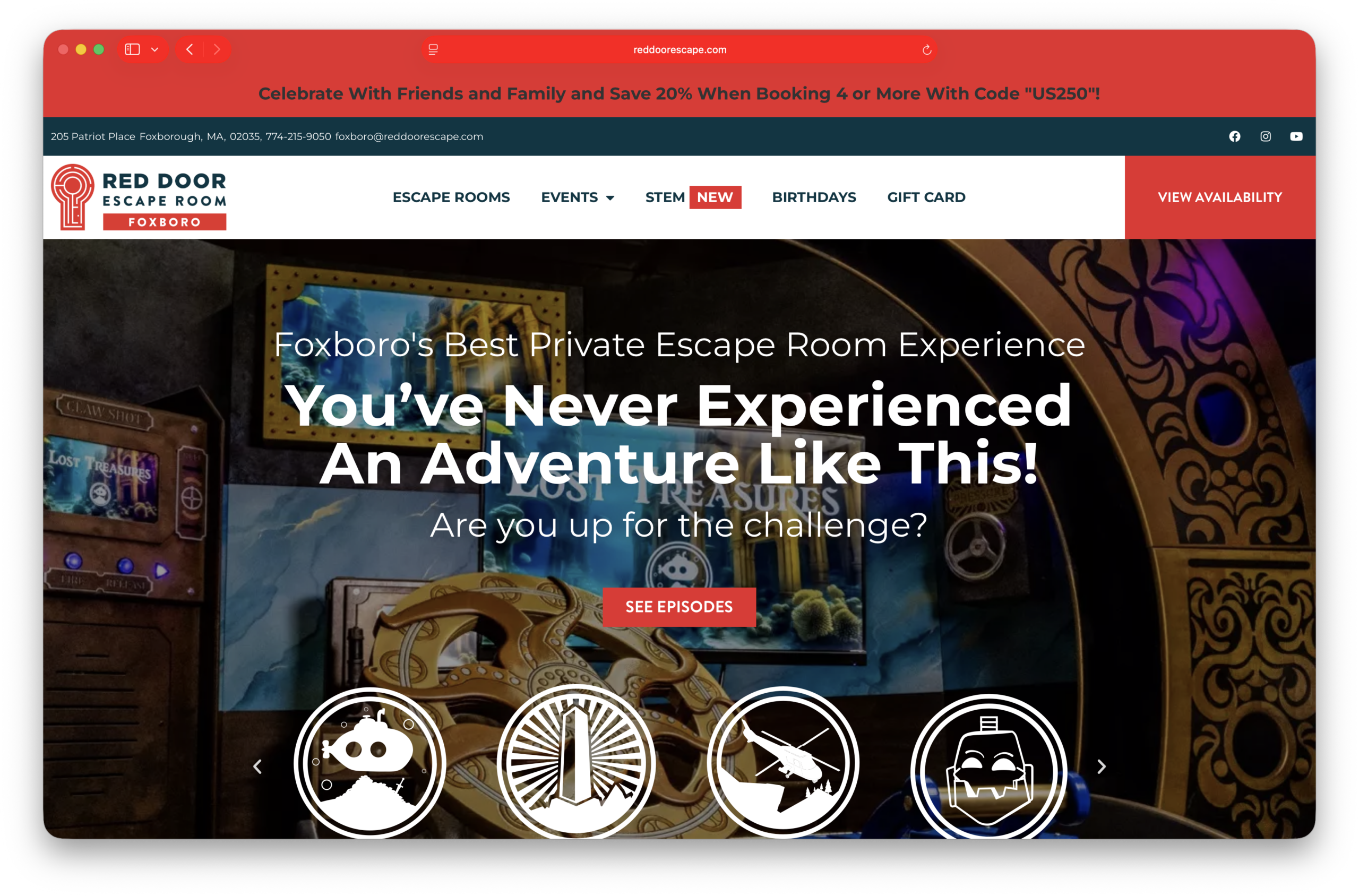 Red Door Escape Room reddoorescape.com foxborough scaled