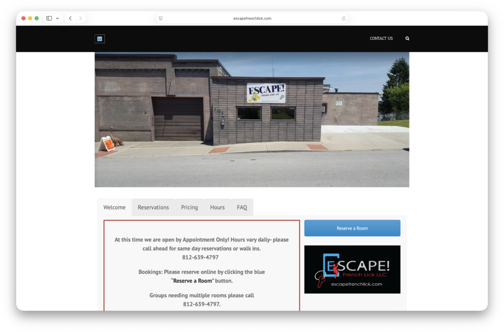 Escape! French Lick