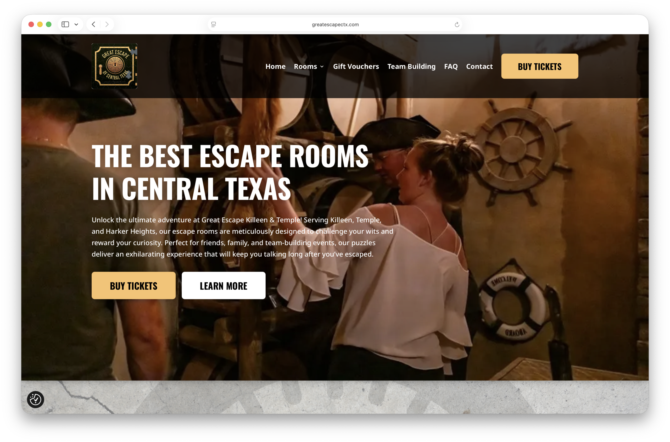 Great Escape of Central Texas www.greatescapectx.com temple scaled