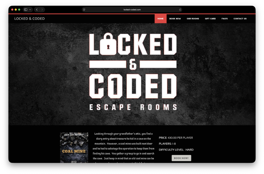 Locked & Coded Escape Rooms