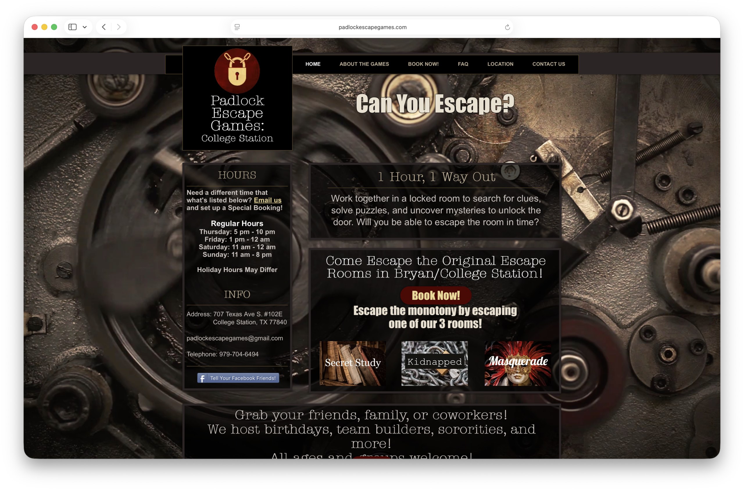 Padlock Escape Games