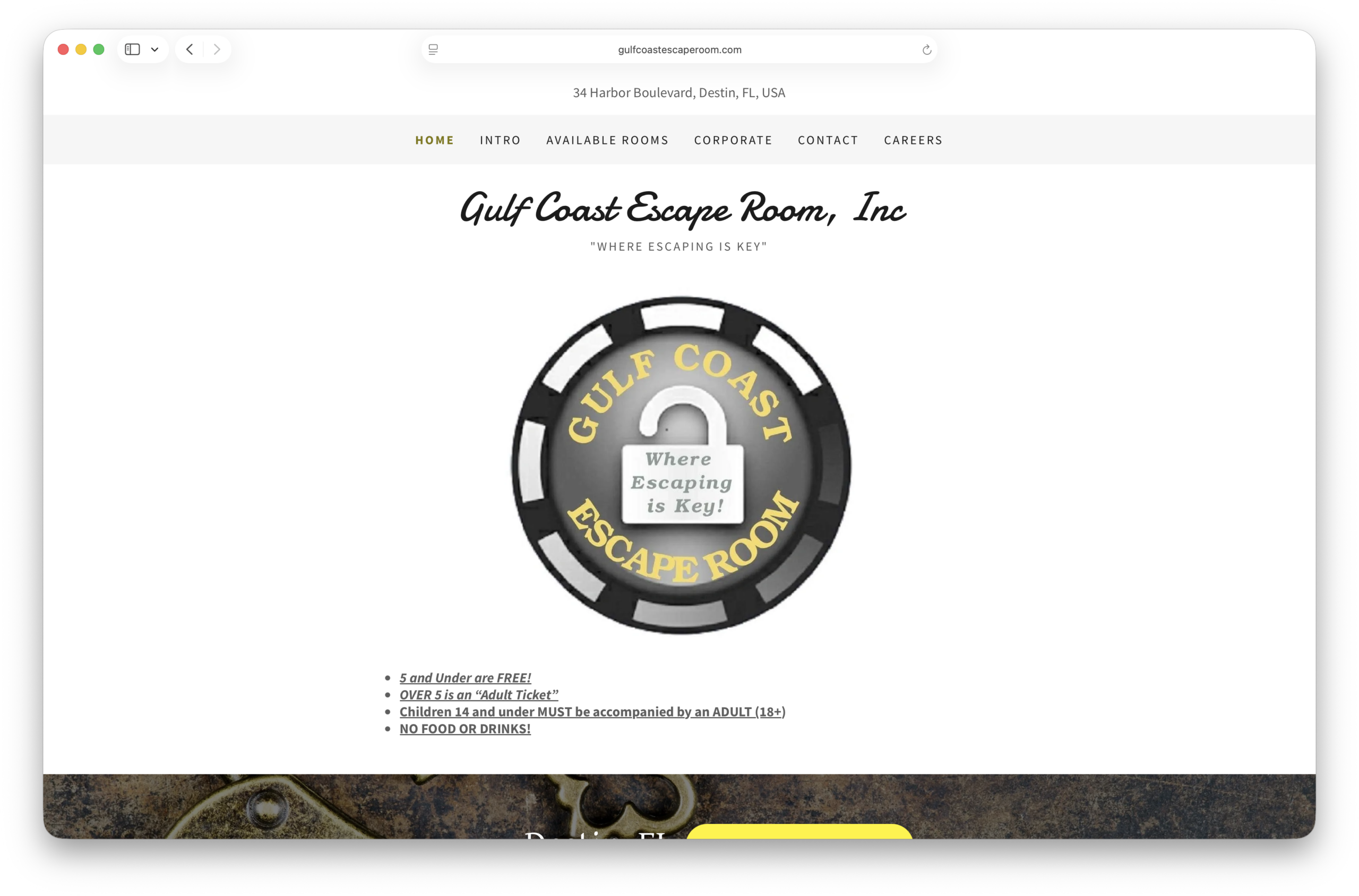 Gulf Coast Escape Room
