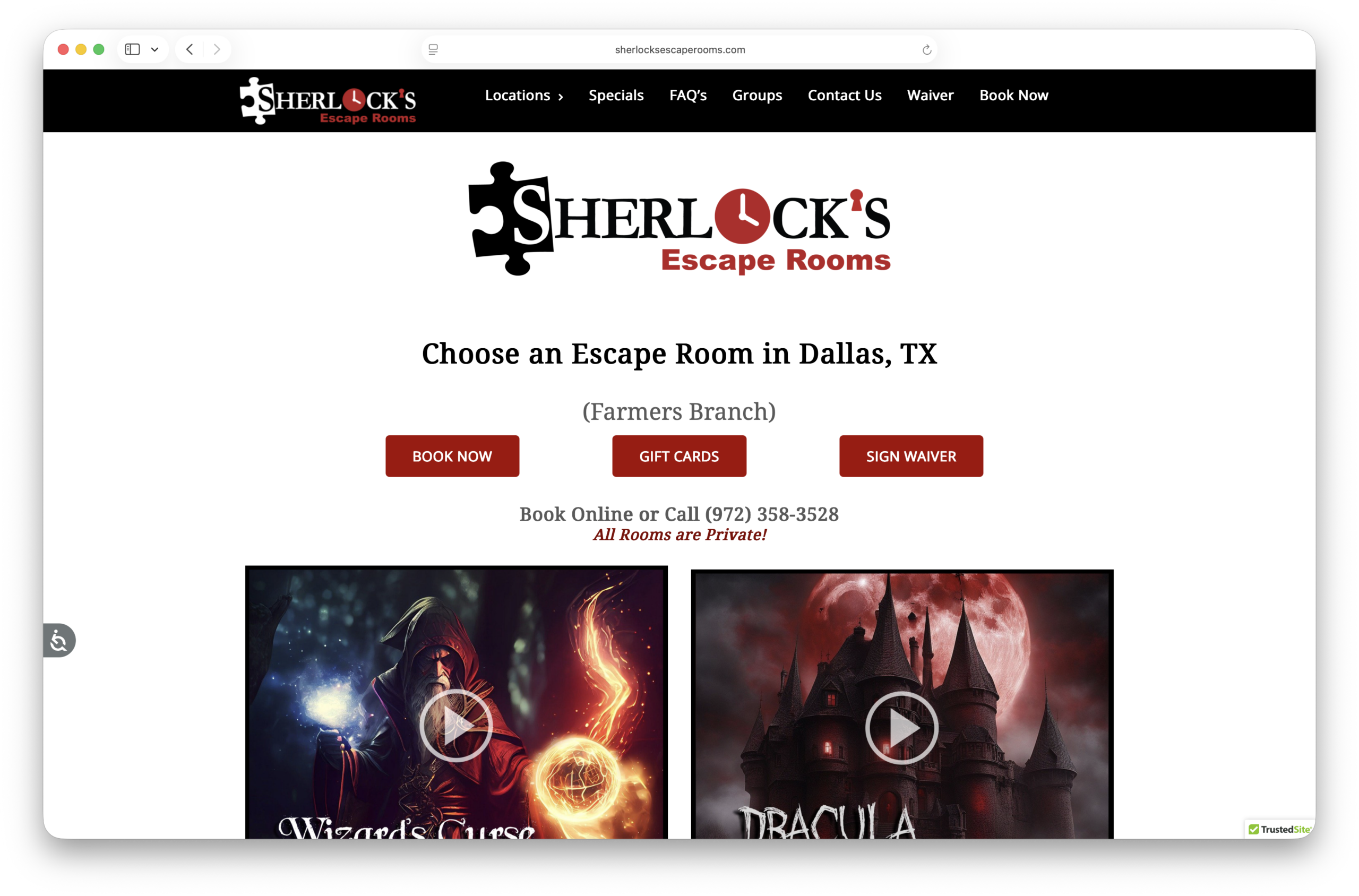 Sherlock’s Escape Rooms