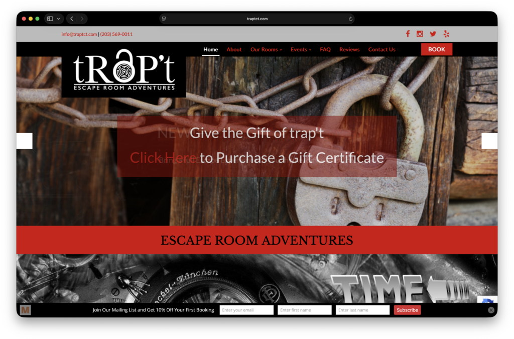 trap't Escape Room Adventures trap’t Escape Room Adventures